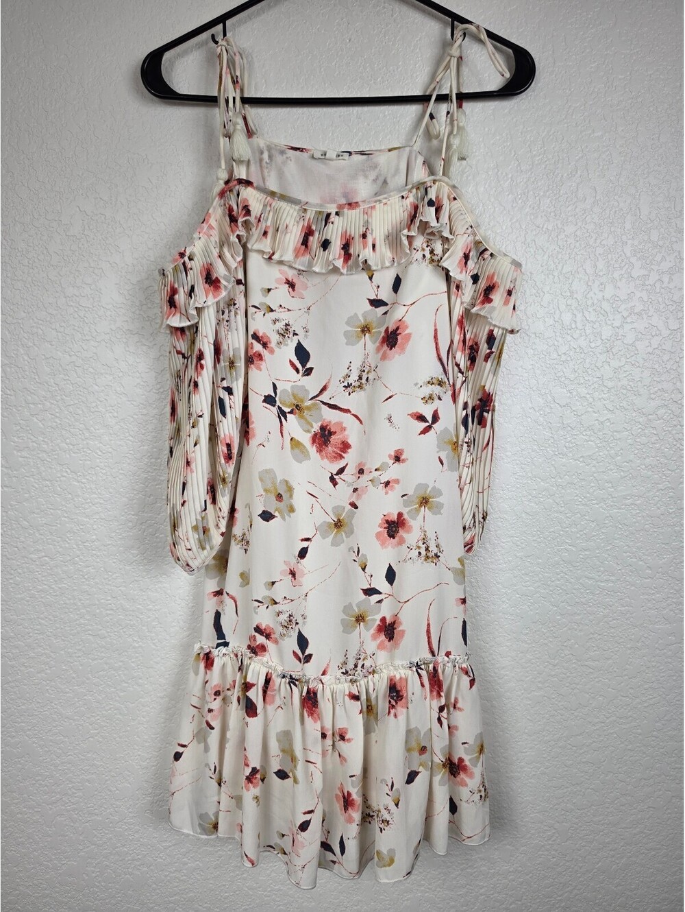 NWT Anthropologie En Crème Floral Cold Shoulder Dress XS